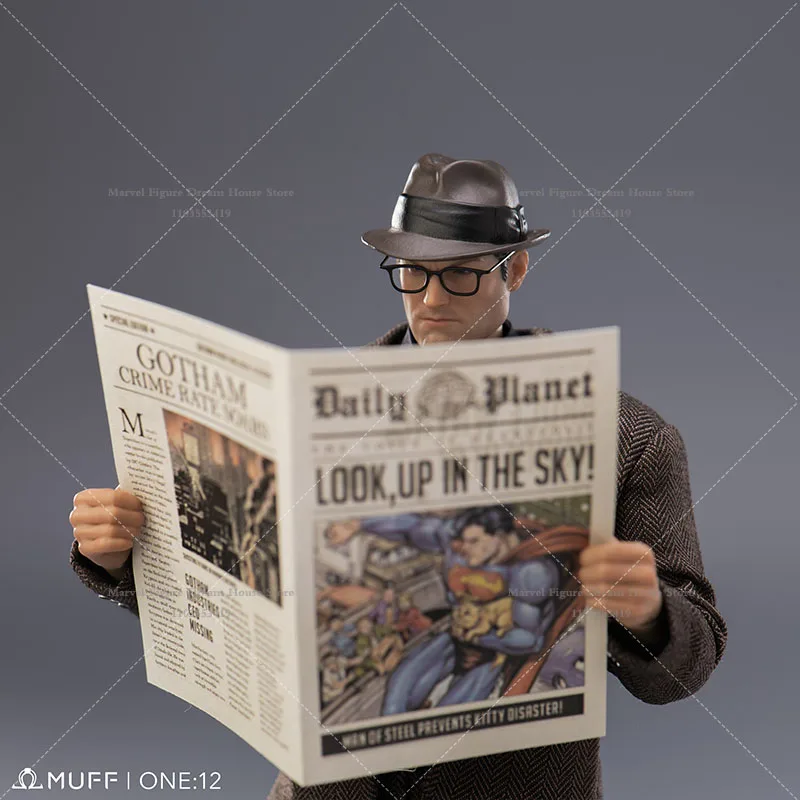 متوفر ألعاب MUFF إصدار محدود ملون بمقياس 1/12 حراس متروبوليتان كلارك كينت 6 بوصة مجموعة كاملة من ألعاب جندي شخصيات الحركة #4