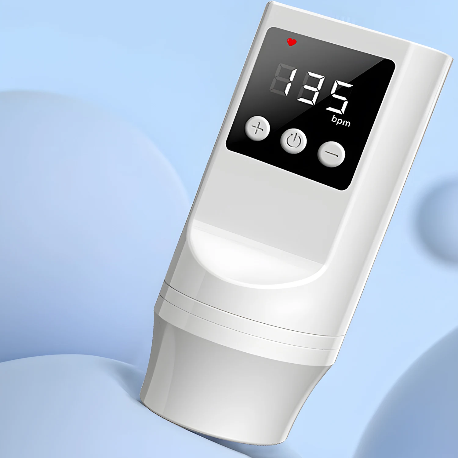 Moniteur de rythme cardiaque fœtal numérique LCD pour la maison, sonde de mesure du rythme cardiaque fœtal, stéthoscope pour femmes enceintes ﻿