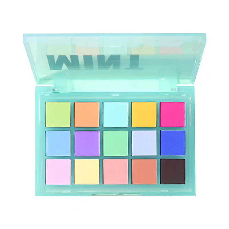 15 Colors Macaron Eyeshadow Palette Summer Color Series Korean Cute Makeup Eye Make-up Pallet for Female Makeup Full Makeup Set