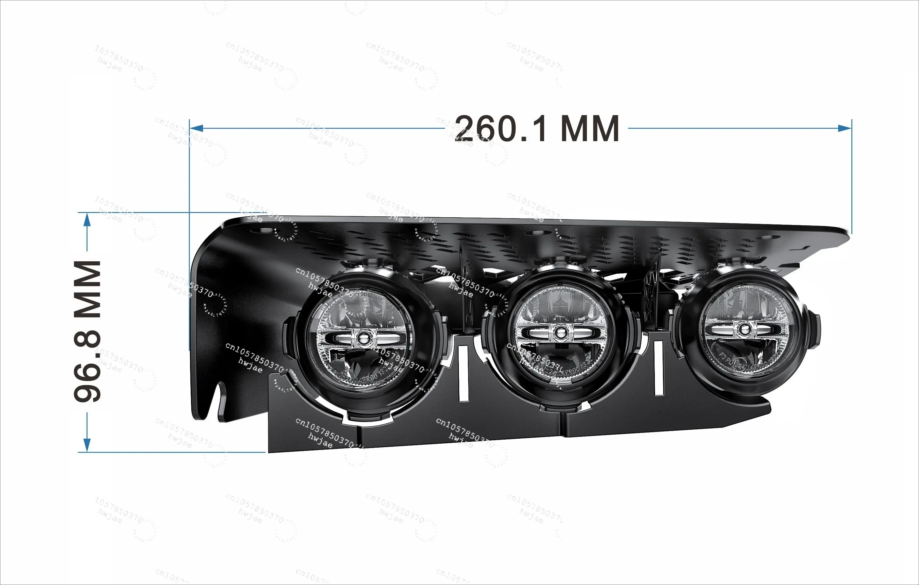 Upgraded versionBumper Performance LED Fog Light Kit For 2021-2025 Ford Bronco 2 Door 4 Door Auto Driving Fog Lamp