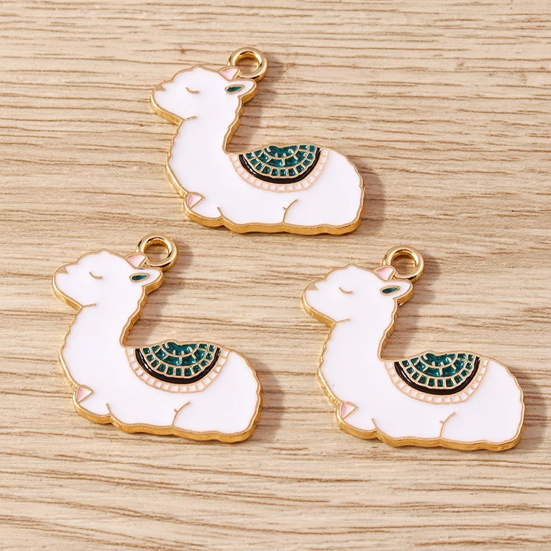 Tusember 10 Stück niedliche Anhänger Alpaka-Kaktus-Charms für DIY-Ohrringe, Armbänder, Halsketten, Schmuckherstellung, handgemachtes Basteln – Detail 22