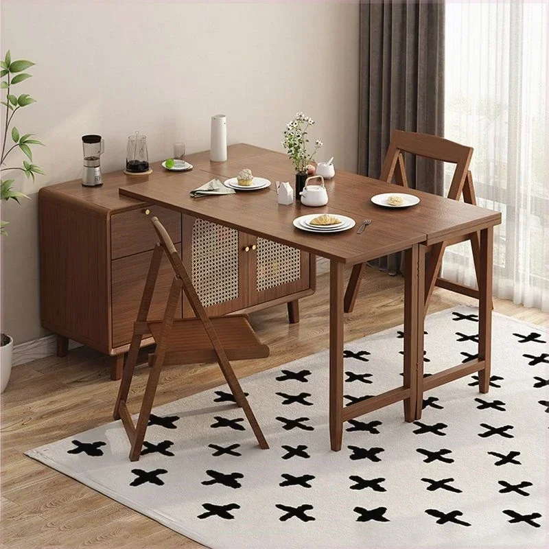 Modern Insular Dining Tables Coffee Kitchen Wooden Dinette Dining Tables Minimalist Design Home Furniture Mesa De Jantar LLDT