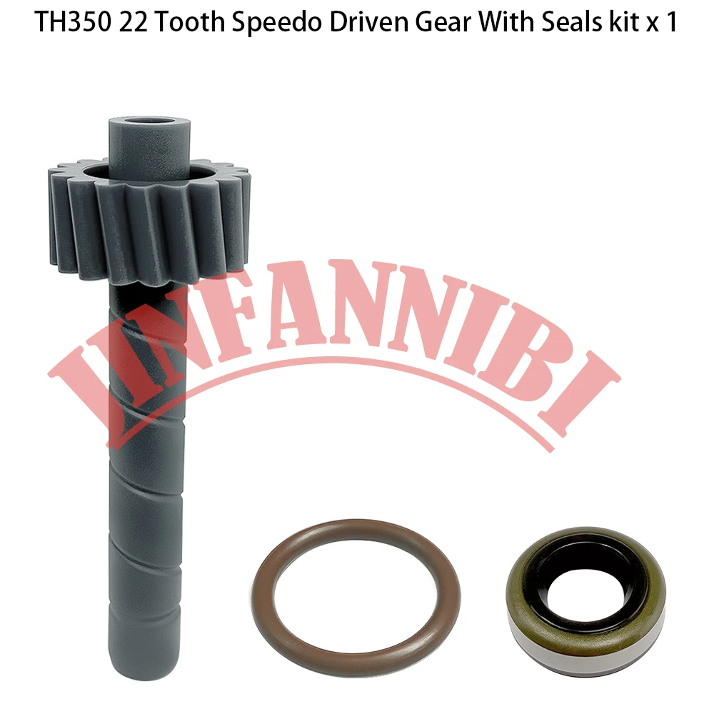 22 Tooth Speedo Driven Gear & Seals Kit Set for GM TH350 Turbo 350 Speedometer