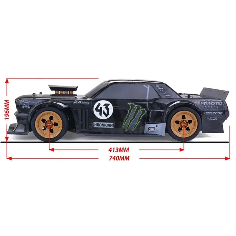 ZD Racing EX07 ESCALA 1/7 4WD 130 km/h RC Simulação de carro de alta velocidade profissional plano esportivo modelo de veículo de controle remoto elétrico