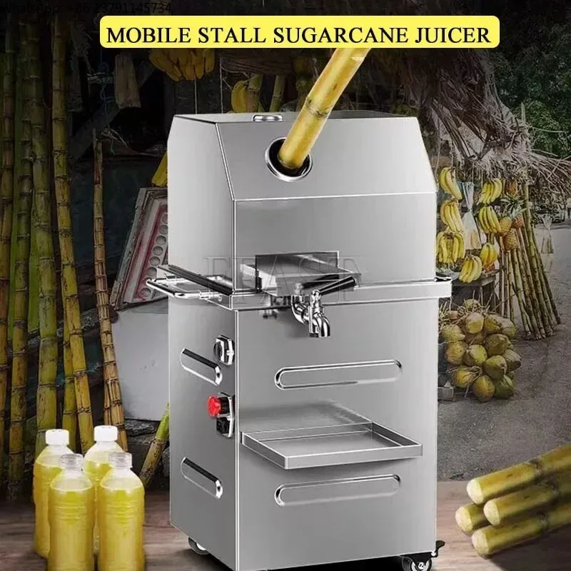 Electric Sugar Cane Juicer Sugarcane Juicer Machine Stainless Steel Sugarcane Juice Extractor