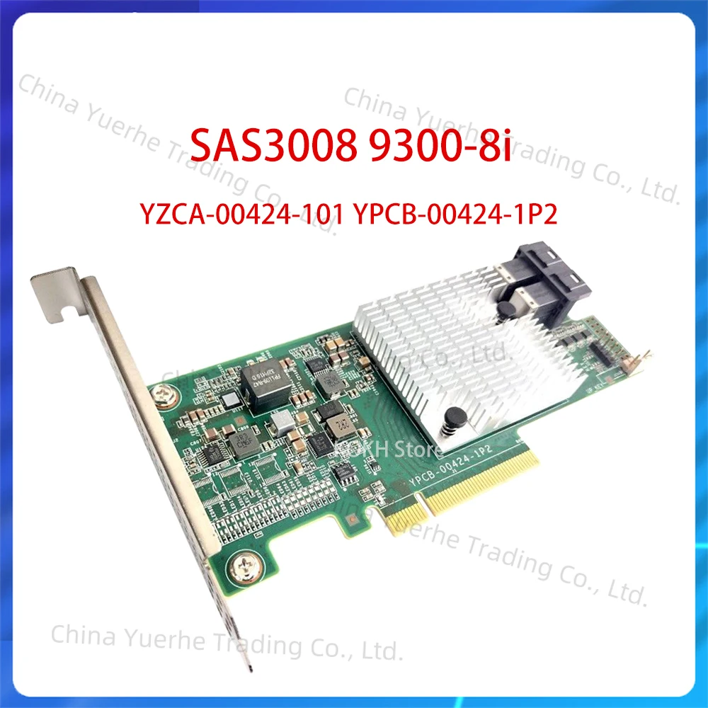 

Inspur LSI SAS3008 9300-8i SATA / SAS HBA Controller 12Gbps IT-Mode Array Card ZFS TrueNAS YZCA-00424-101 YPCB-00424-1P2