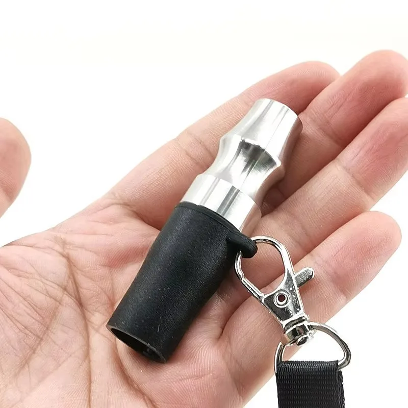 High Quality Hookah Pipe Mouthpieces with Hanging Rope Silicone Aluminum Alloy Cigarette Holder Кальян Nozzle Smoking Accessory