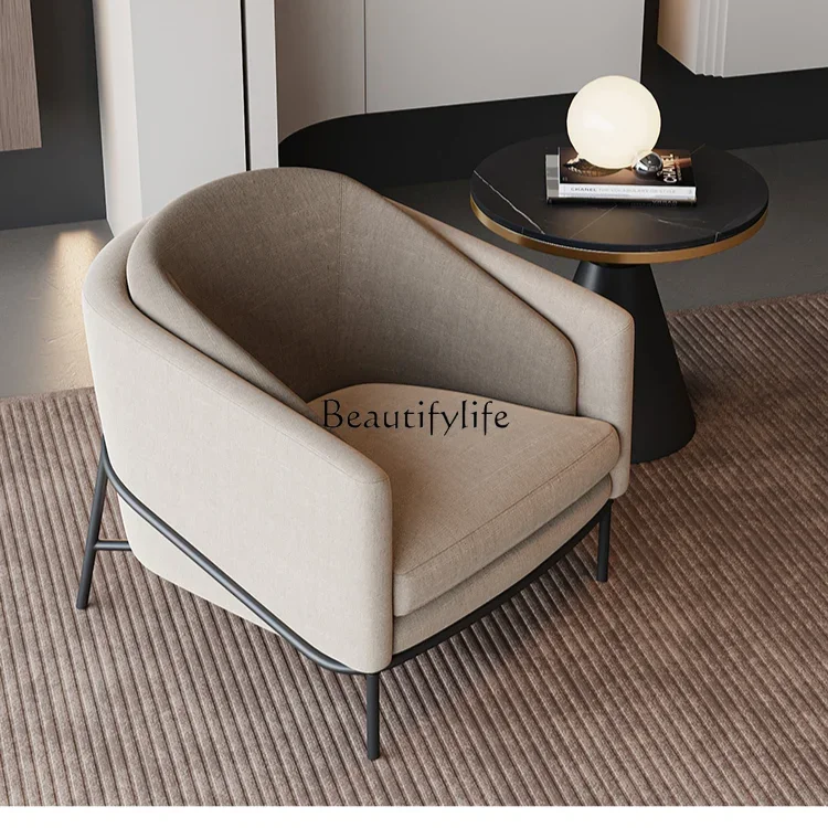 

Light luxury designers negotiate reception single sofa club leisure chair