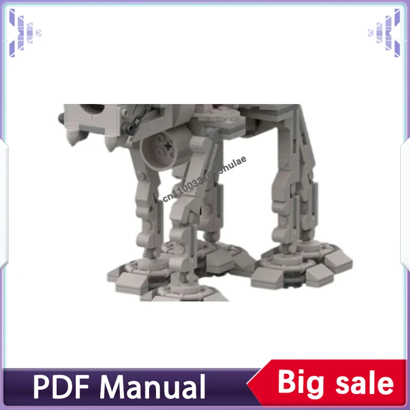 Holiday Halloween Walker Mecha AT Building Blocks Festive Interstellar Machinery MOC Bricks Creative Desktop Decor Gift
