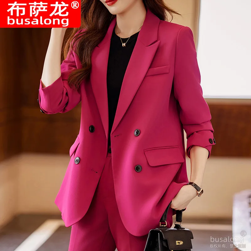 Casual Small Suit Coat Women's Autumn 2023 New Korean Style This Year's Popular Suit Slim Fit Slimming Business Suit