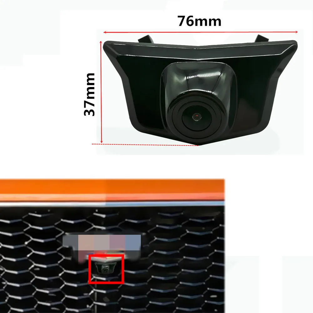 

YIFOUM HD CCD Car Front View Parking Night Vision Positive Waterproof Logo Camera For Cadillac XT4 2018 2019 2020