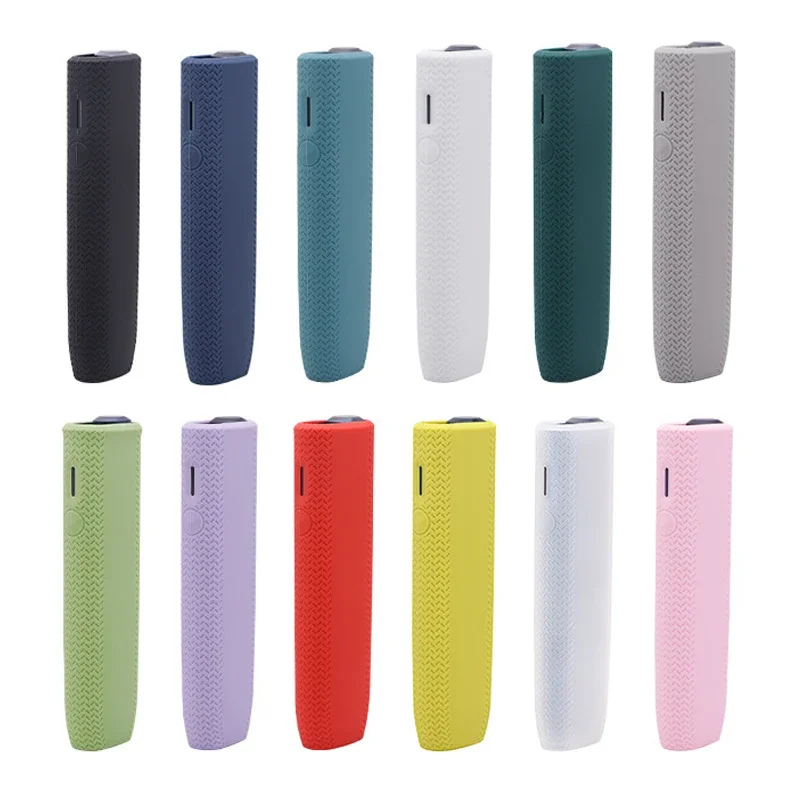 New Style 12 Colors Anti-drop Skin Silicone Cases for IQOS ILUMA ONE Protection Cover for IQOS ILUMA One Shell Accessories