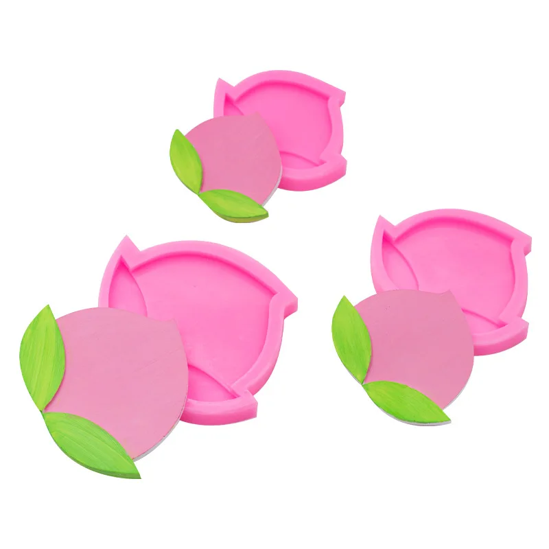 Fondant Cake Decorated Longevity Peach Silicone Mold A680