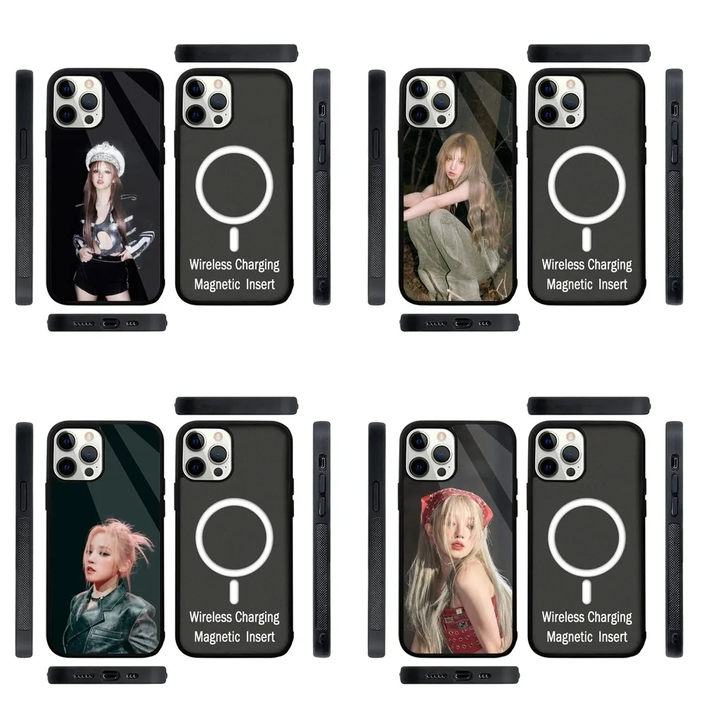 Kpop G-Idle Yuqi  Phone Case Strong Magnetic For IPhone 15,14,13,Pro,Max,Plus,11,12,Mini For Magsafe Wireless Charging