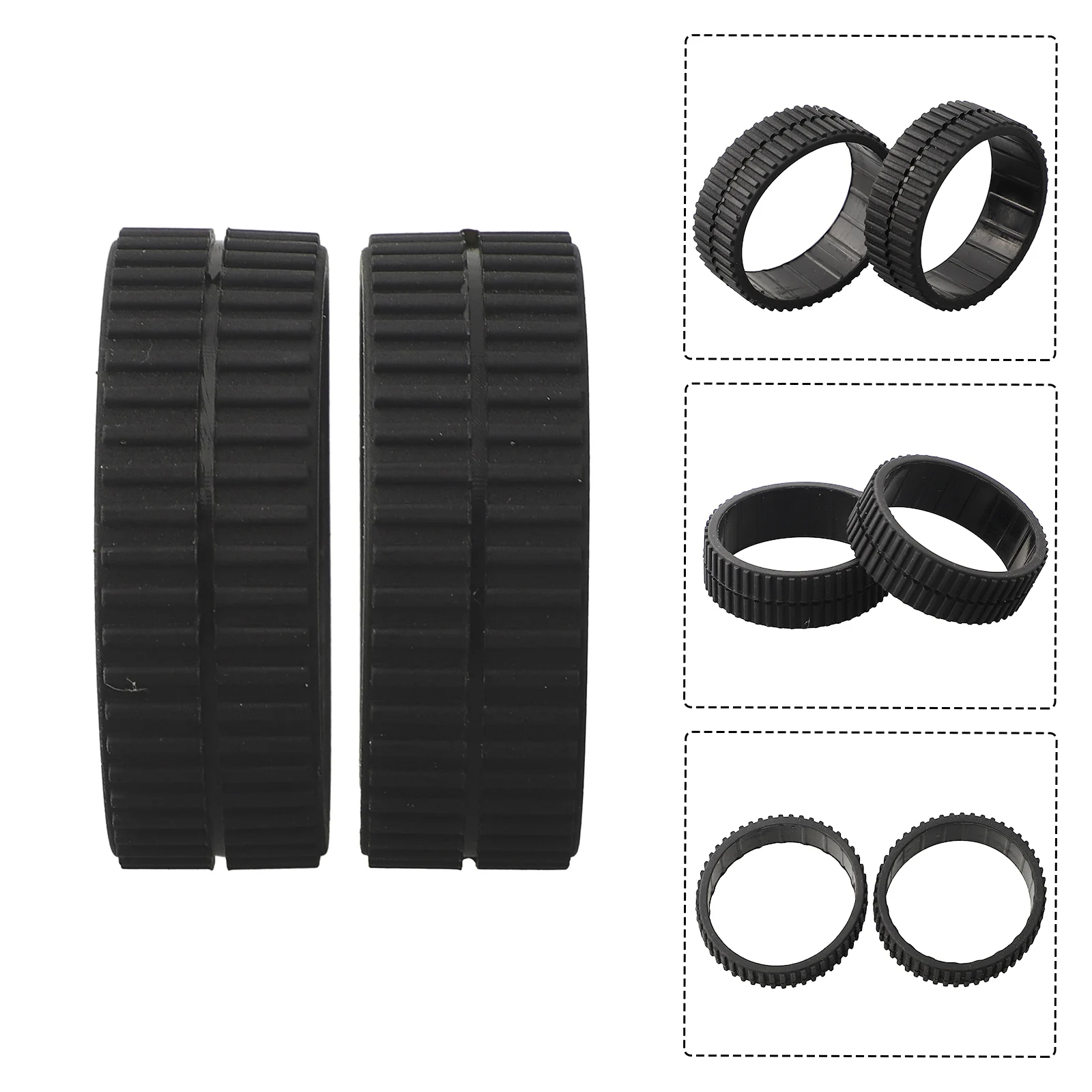 Tire Upgraded Tires For Braava 375T 380T 390T Reduce Wear And Improve Performance Easy Installation 2 Black Tires