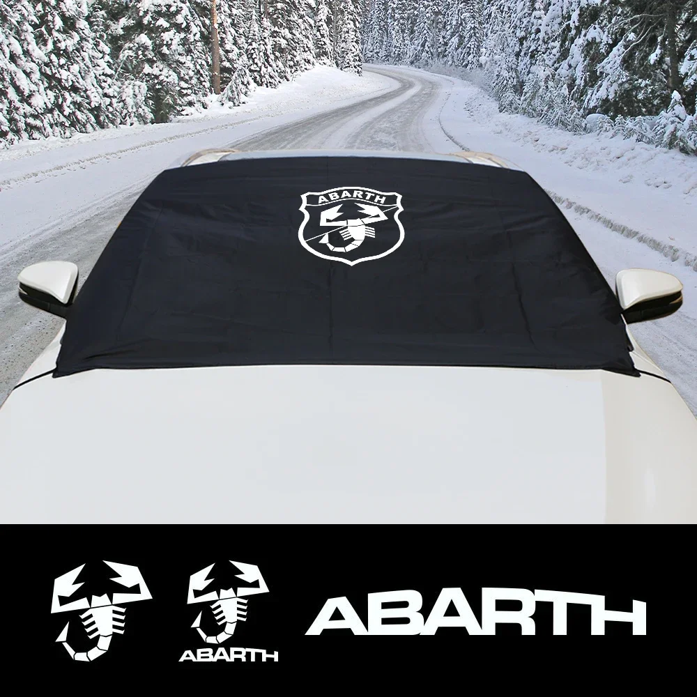 Car Windshield Snow Block Sunshade Cover Parasol Car Accessories For Fiat 500 Abarth Panda Tipo Egea Doblo 124 Spider Stilo