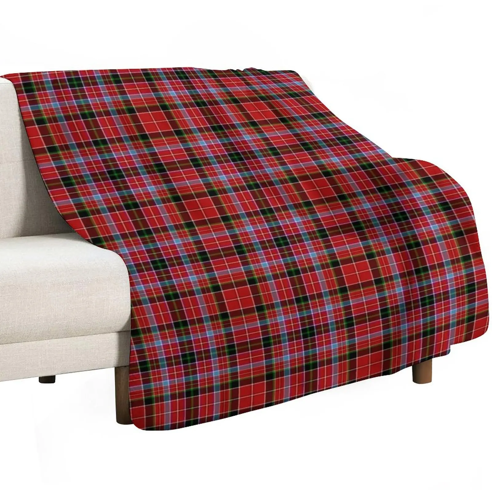 Aberdeen Scotland District Tartan Throw Blanket Sofas Thin For Sofa Thin Quilt Flannel Blankets