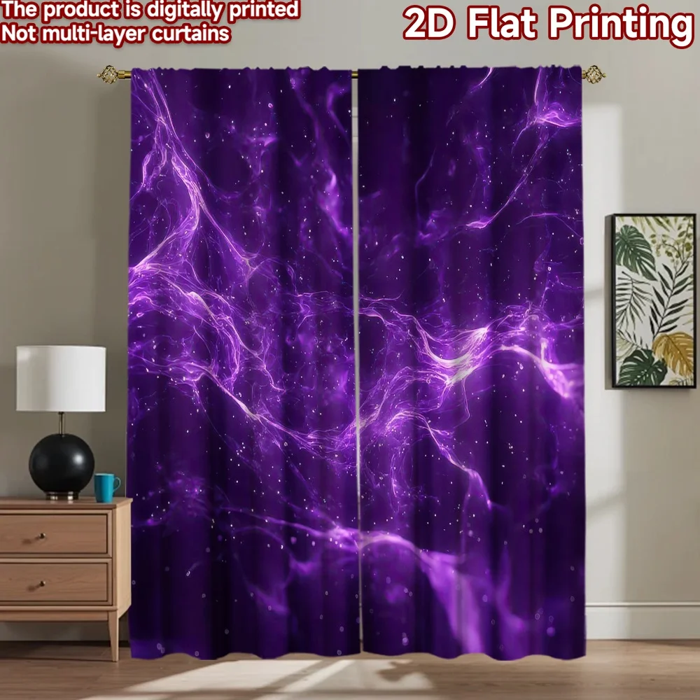 

1pc 2D flat Photography Backdrop Popular Background cloth Cosmic Purple Swirls 100% Polyester Party Decorations for Indoor