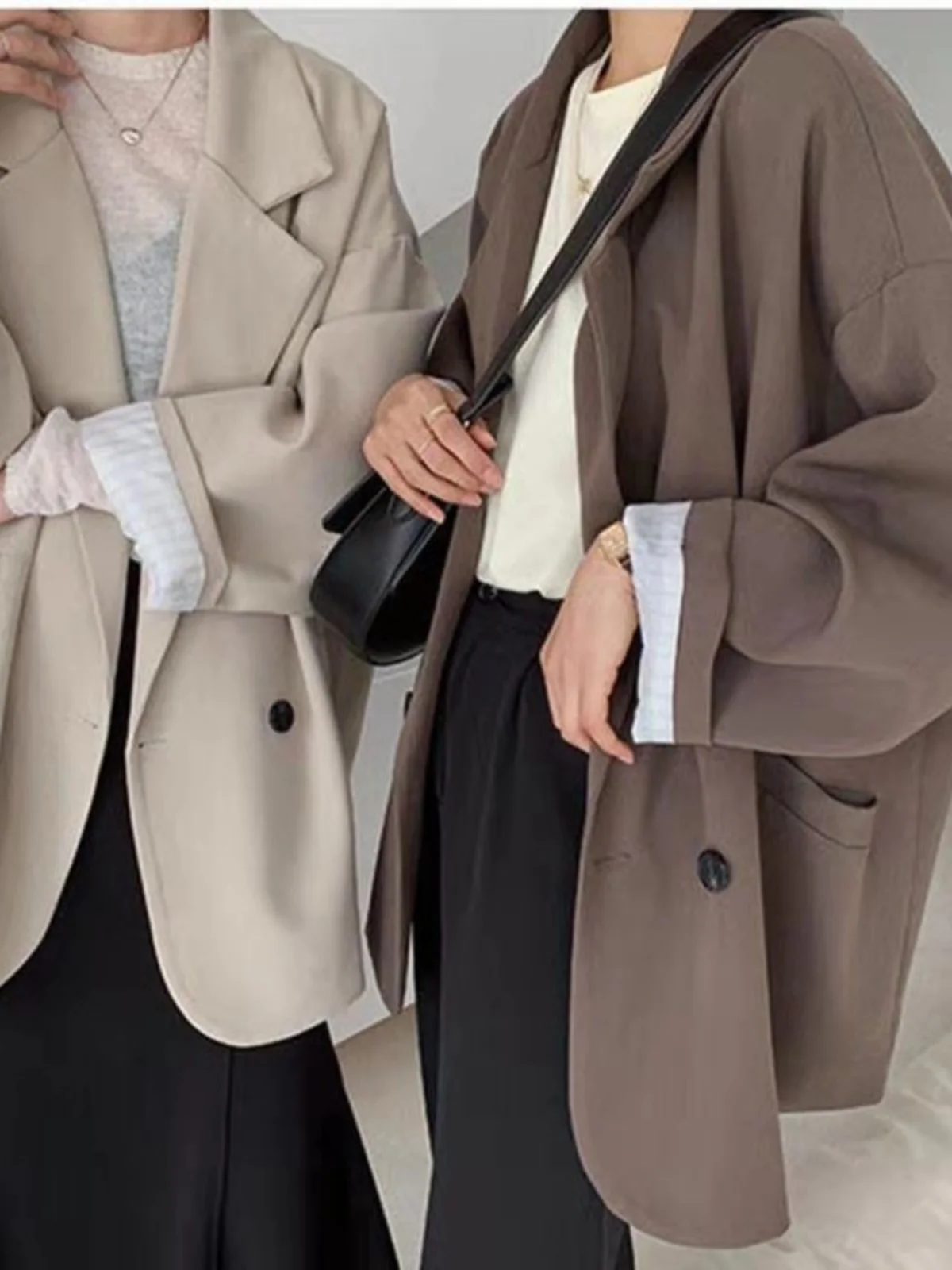 

Women'S Clothing Trend 2025 Blazer Woman Transparent Embellishment Variety Figure Girlish Good-Looking Girly Heart-Breasted