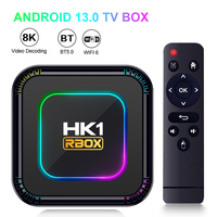 Android 13 TV BOX HK1 RBOX K8 4K RK3528 2.4G 5G WIFI 6 BT5.0 5.0 8K 3D HDR H.265 64GB 32GB 16GB