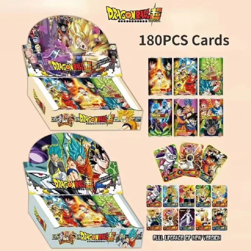 

Новые аниме-карты Dragon Ball, 36 упаковок, ONE PIECE, английские карточки без репетиции, истребитель демонов, настольная игра, колода, коробка, НАРУТО, детская игрушка