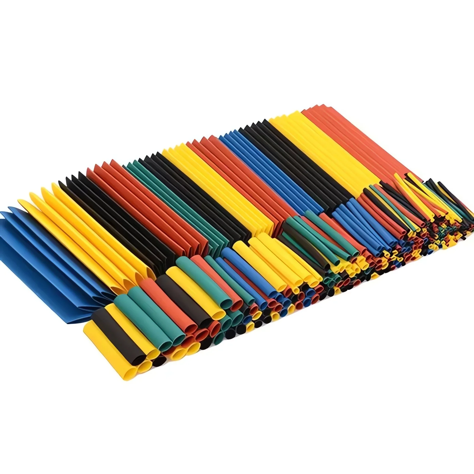 مجموعة أنابيب الانكماش الحراري 2:1 العزل الكهربائي مجموعة أنبوب الانكماش الحراري 8 أحجام تشكيلة أنبوب الانكماش التفاف كابل كم 5 ألوان #3