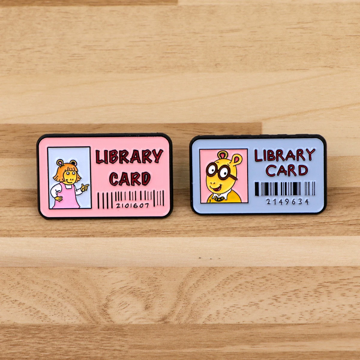 Bibliothek ID Cart Emaille Pins niedlichen Cartoon Brosche Kleidung Rucksack Revers Abzeichen Modeschmuck Zubehör für Kinder Freunde Geschenke