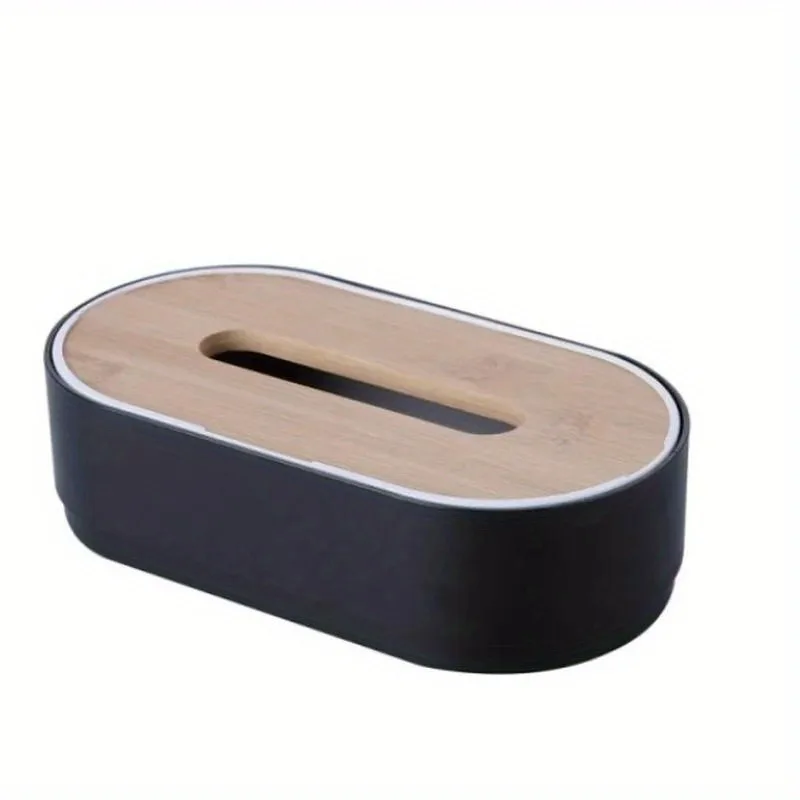 

Коробка для салфеток с бамбуковой крышкой — держатель для салфеток и домашний органайзер для хранения туалета, ванной комнаты, спальни и офиса