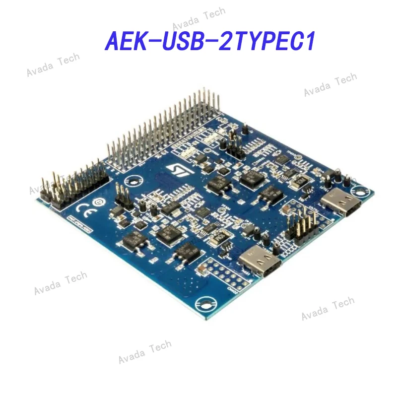 AEK-USB-2TYPEC1 Interface Development Tools USB Type-C and Power Delivery dual port interface board with automotivegrade STUSB17