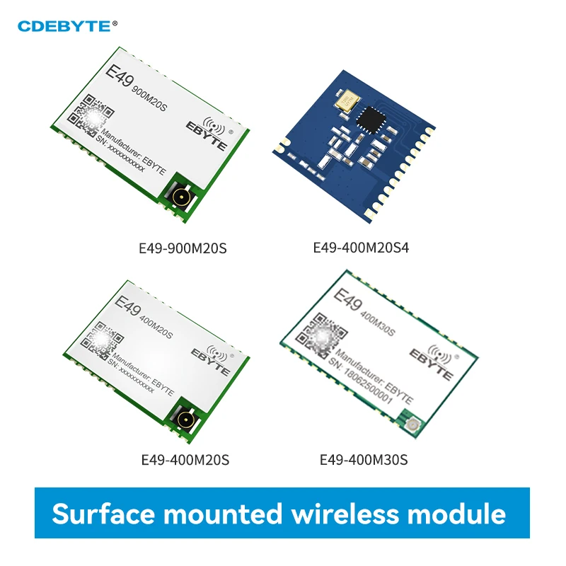 CMT2300A 433/868/915MHz SMD Wireless Module SPI Hardware Module E49-900M/400M20S 3km Long Range Wireless Module