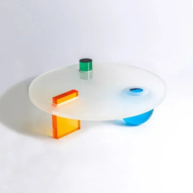 Transparent coffee table matte