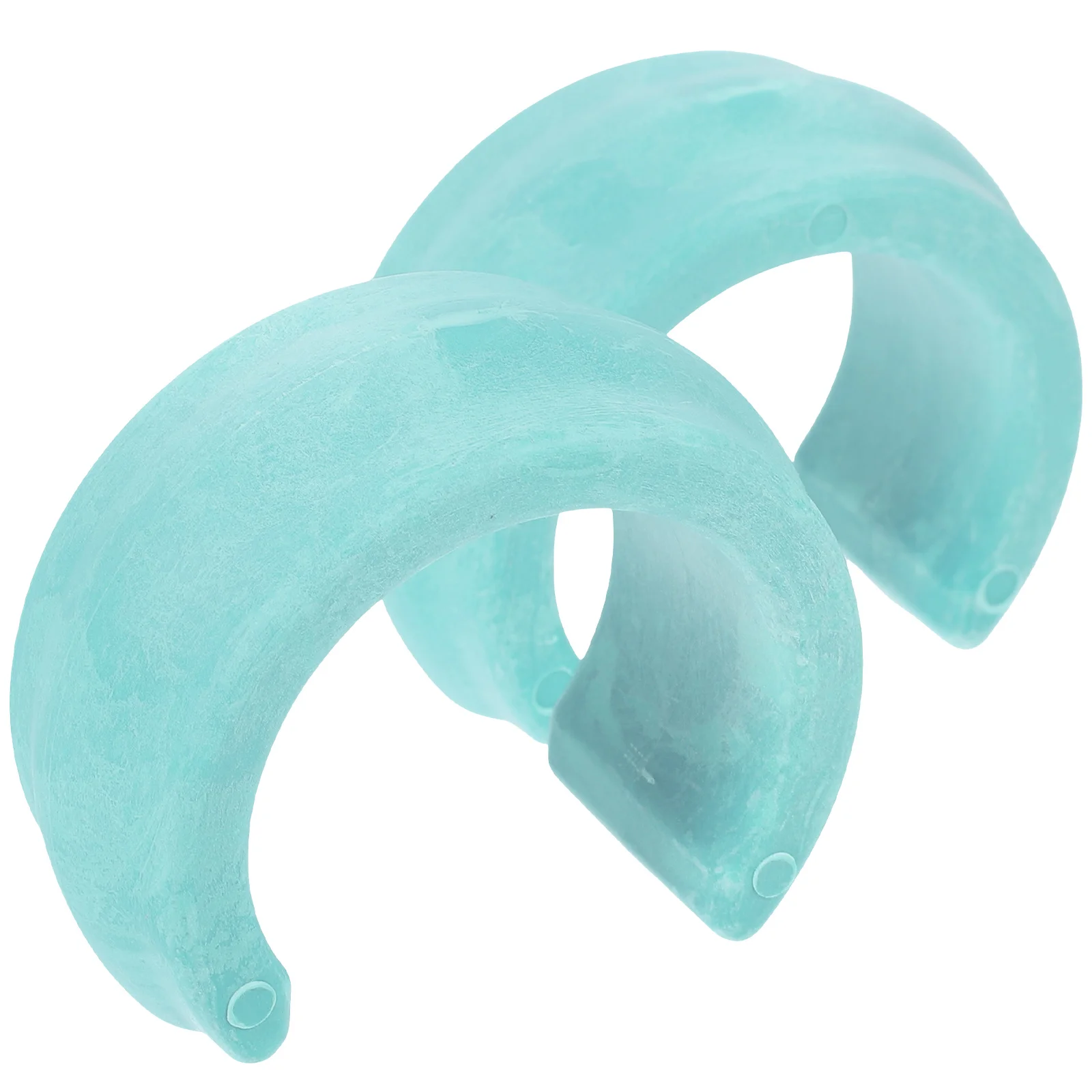 

2pcs Cleaner Hose Weight Blocks Green Durable Pp Material Heavy Duty For Spa Swimming Pool Universal Replacement Part Hose