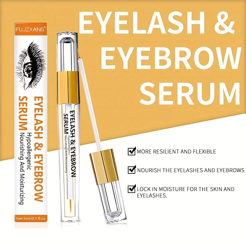 Crescita del siero per ciglia Essenza naturale per estensione delle ciglia e delle sopracciglia Crea allungamento delle ciglia spesse Siero nutriente per le sopracciglia