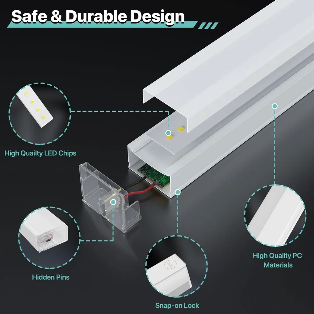 Hexagon Garage Lights: 329W 47Pack 11 Grids Hexagon LED Lights - Easy Install 6500K Super Bright Honeycomb Lights Ceiling