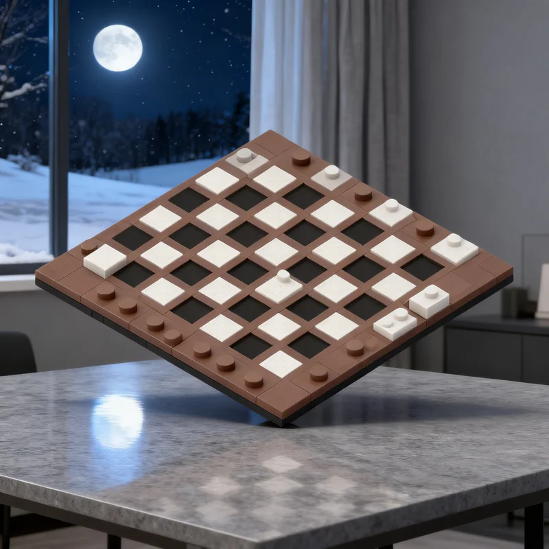 2479pcs MOC Traditonal Chess Board Games Model Building Blocks Architecture Brick Idea Kids DIY Education Christmas Gifts Toys
