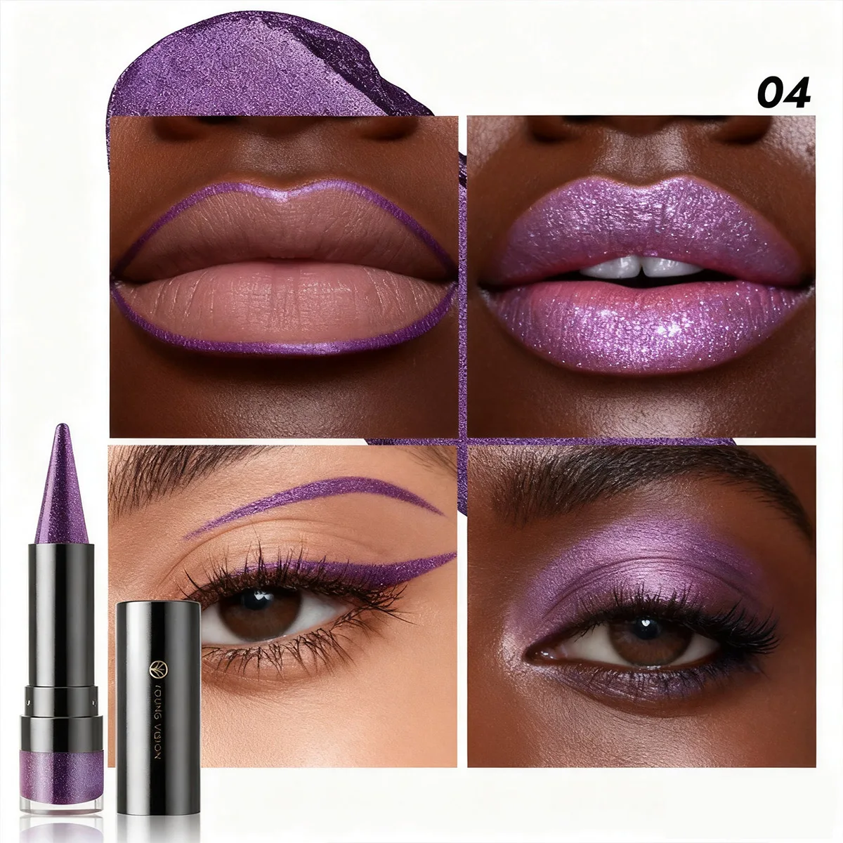 الشباب الرؤية 3 ألوان وأشار غرامة بريق أحمر الشفاه الوجه متعدد الأغراض بيرليسسينت أحمر الشفاه الشفاه بطانة امرأة ماكياج