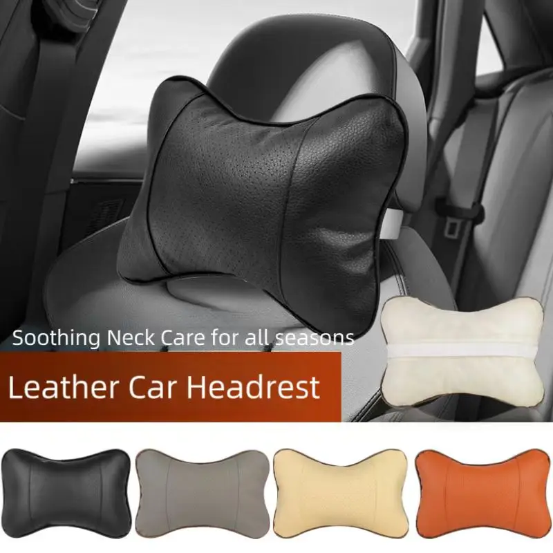 Reposacabezas de asiento de coche, reposacabezas de seguridad para coche, reposacabezas, almohada relajante, cojín, almohada protectora de cuello para asiento de coche de malla transpirable