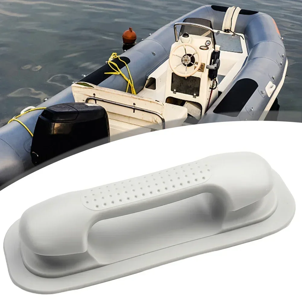 1pc Plastic Marine Handle Boat Gray Plastic Snap Quick Davits Handle Pad Plastic Accessory For Dinghy Lock Kit