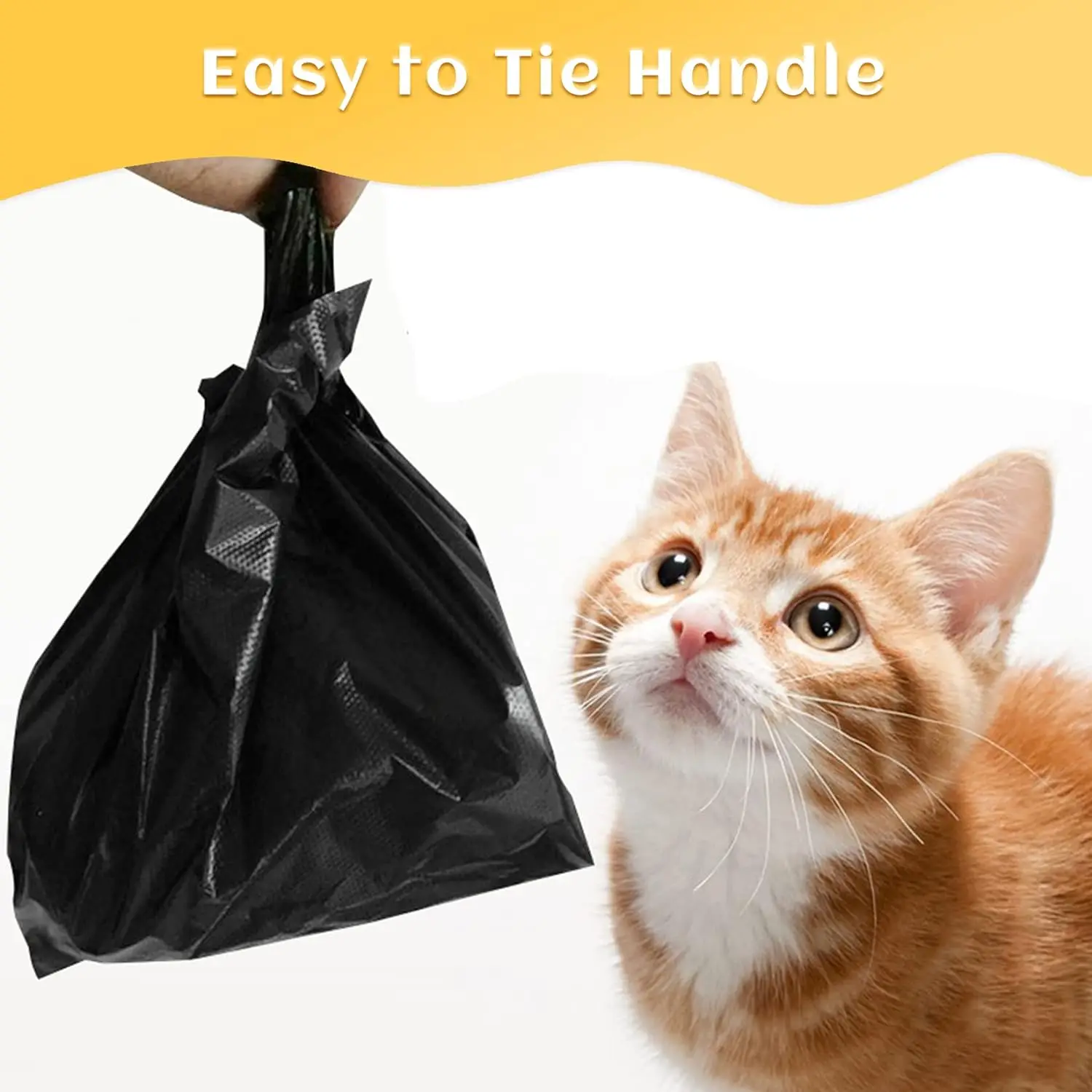 400pcs Pets Pick Up The Stool Bag Excrement Walk Dog Toilet Cat Excrement Outdoor Thickened Garbage Bag Dog Accessories