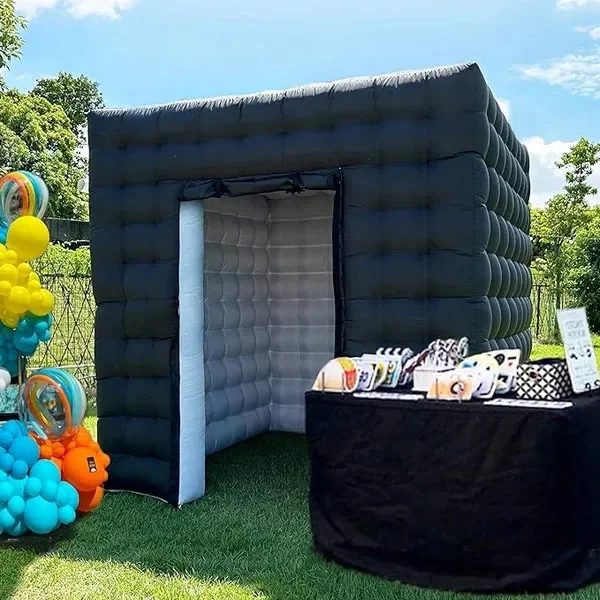 

Large Cube Wedding Party LED Light Inflatable Tent Camping Price for Outdoor Events