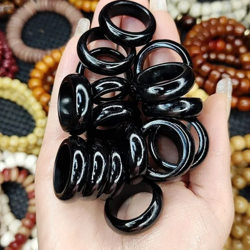 Donkey Hoof Fish Seed Pattern Running Ring, an Ancient Style Small Accessory Cultural