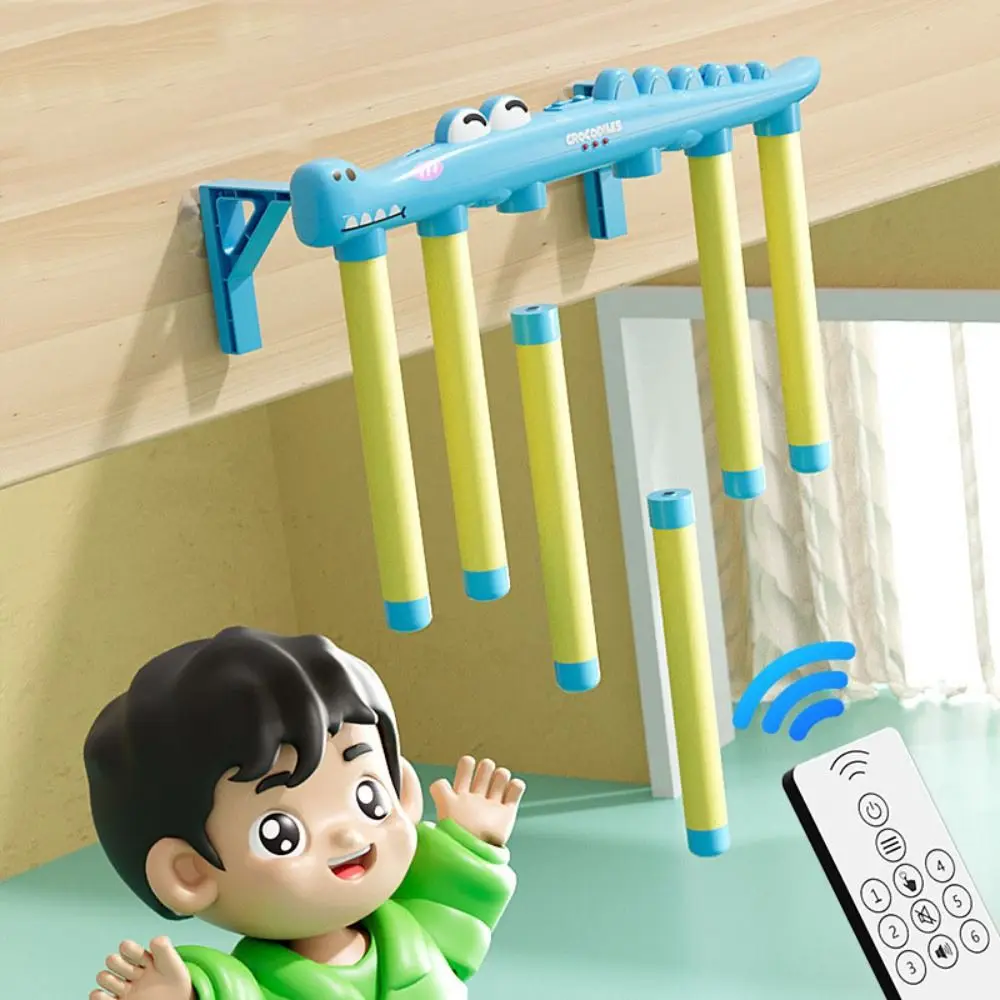 Crocodile défi chute de bâtons jeu réaction rapide exercice accessoire oeil et main saisir bâton chute de poulpe