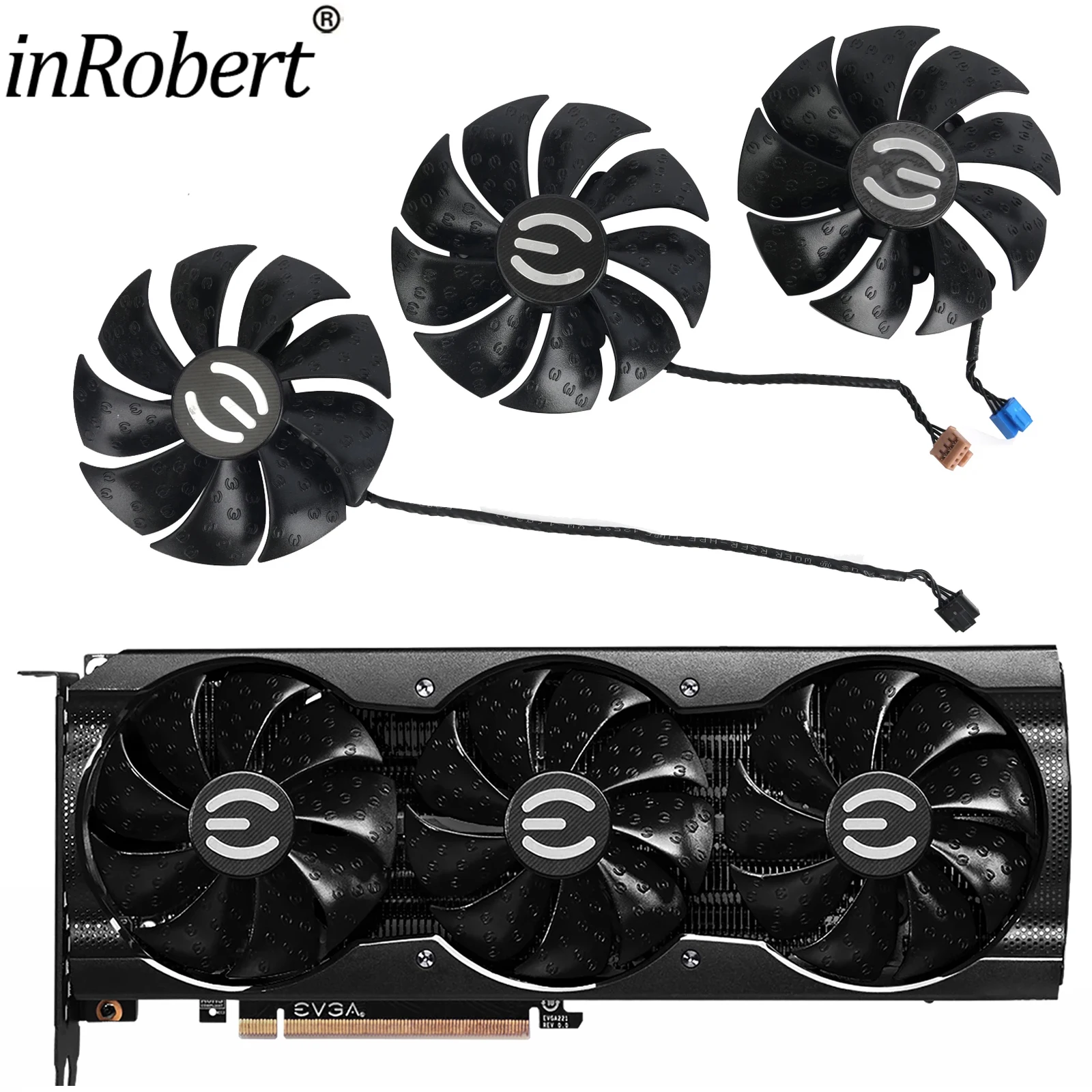 

New 87mm PLA09215S12H Video Card Cooling Fan For EVGA RTX 3070 3080 3080Ti 3090 XC3 BLACK GAMING Graphics Card Replacement Fans