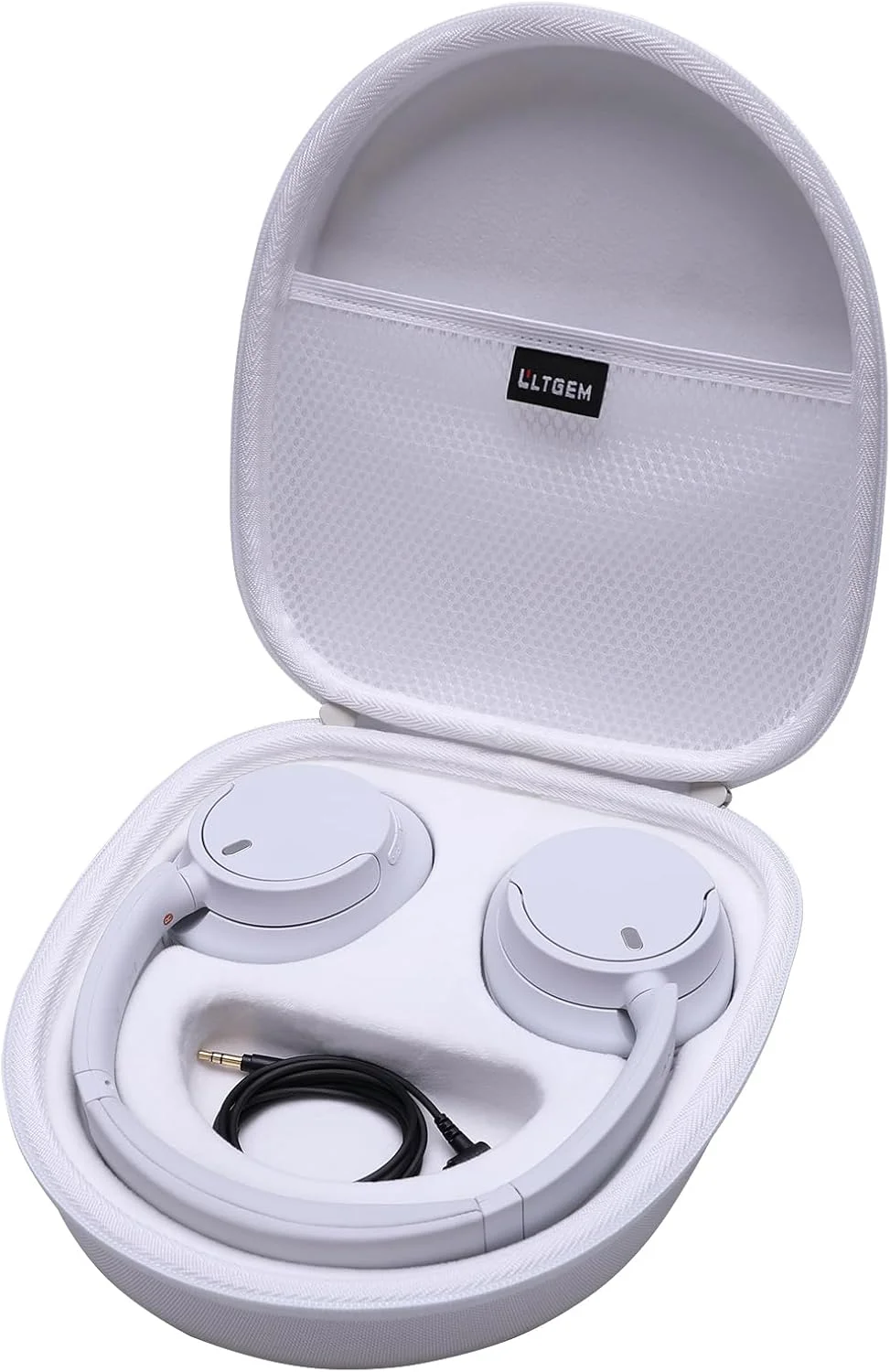 

LTGEM Case Compatible with Sony WH-CH720N / WH-CH520 / WHCH710N / WH-CH510 Noise Canceling Headphones Over The Ear Headset,White