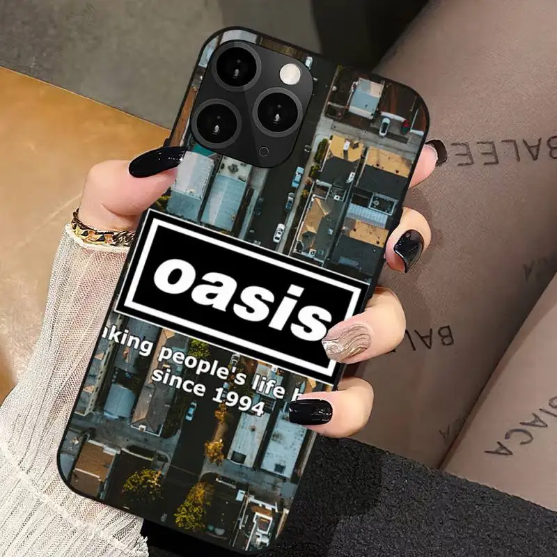 T-The R-Rain O-Oasis Band Phone Case For iPhone 11 12 Mini 13 14 PRO XS MAX X XR 6 7 8  Plus Shell