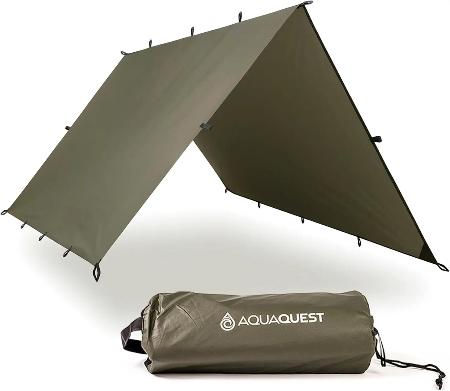 Camping Tarp - Heavy Duty Tent Shelter or Rain Fly - Waterproof Camping Essentials for Hiking, Bushcraft & Ha