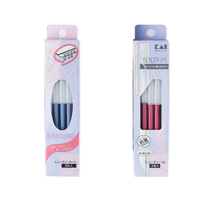 5 stücke Augenbraue Epilierer Sets für Frauen Make-Up Schönheit Augenbrauen Haar Entfernung Styling Werkzeug Stahl Klinge Gesichts Sourcil Razor Trimmer – Detail 2