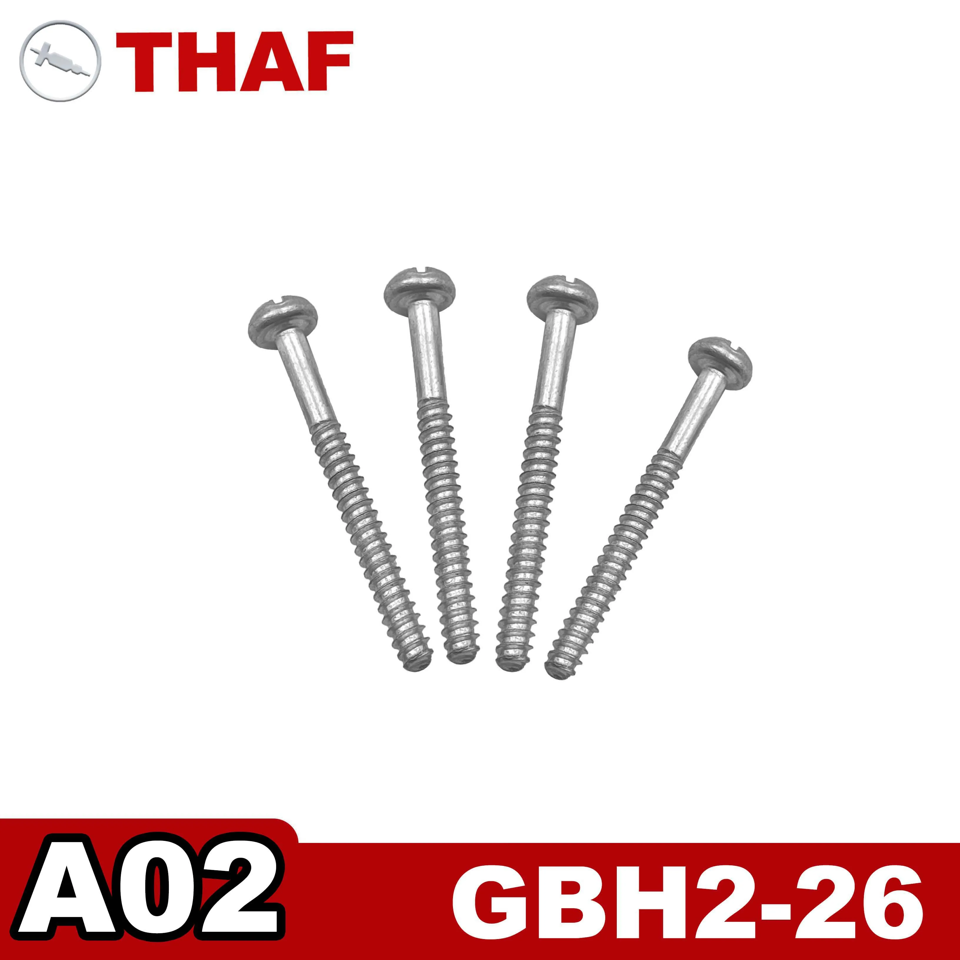 Thread-forming tap. Screw X4 Replacement Spare Parts For BOSCH Electric Rotary Hammer GBH2-26 A02