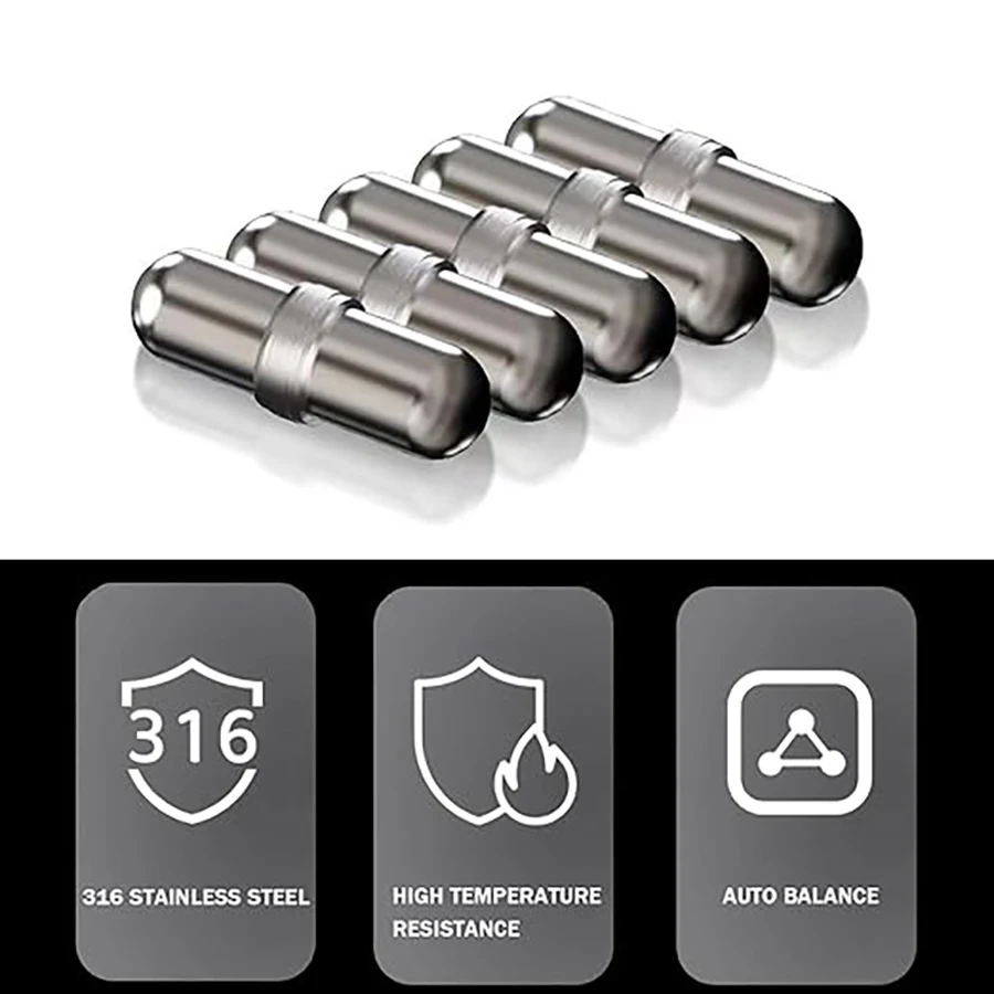 شريط تحريك مغناطيسي 316 من الفولاذ المقاوم للصدأ شريط تحريك مغناطيسي صامت ذاتي التوازن قضيب تحريك مقاومة درجات الحرارة العالية للاستخدام المنزلي