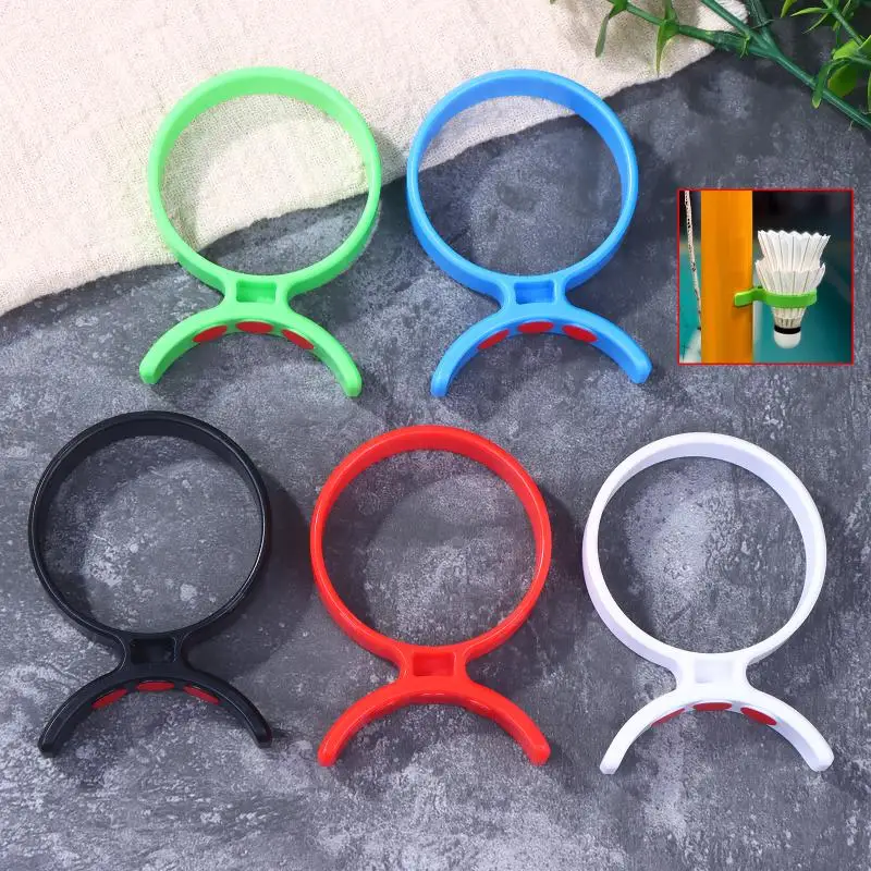 1 pz artefatto da badminton dal design portatile per competizioni e allenamento supporto magnetico per badminton supporto fisso per palla da badminton